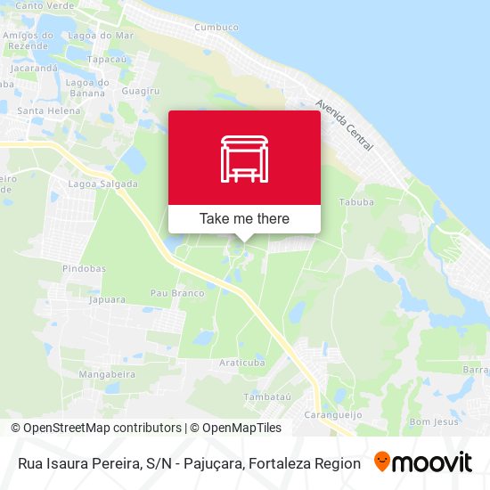 Rua Isaura Pereira, S / N - Pajuçara map