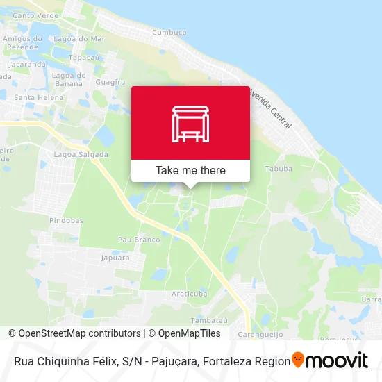 Rua Chiquinha Félix, S / N - Pajuçara map