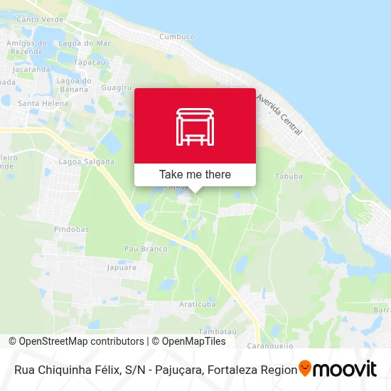 Rua Chiquinha Félix, S / N - Pajuçara map