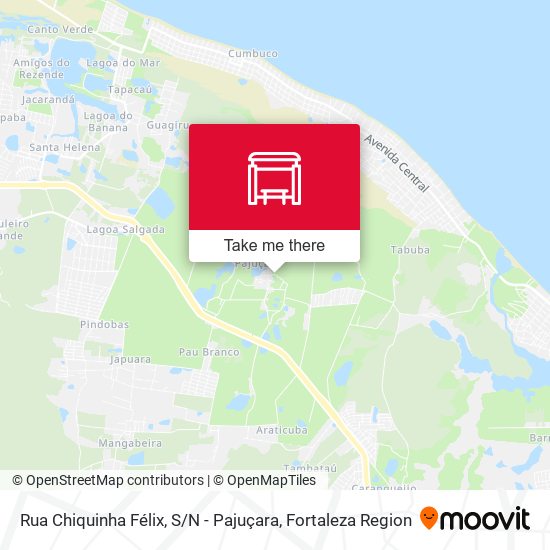 Rua Chiquinha Félix, S / N - Pajuçara map