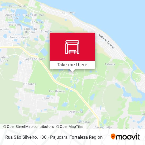 Rua São Silveiro, 130 - Pajuçara map