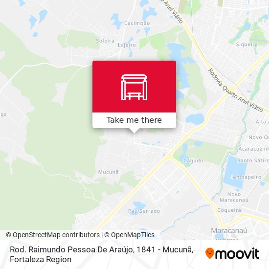 Rod. Raimundo Pessoa De Araújo, 1841 - Mucunã map