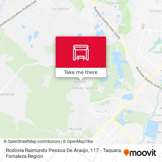 Rodovia Raimundo Pessoa De Araújo, 117 - Taquara map
