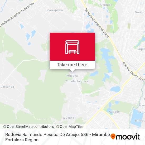 Rodovia Raimundo Pessoa De Araújo, 586 - Mirambé map