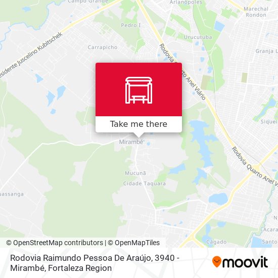 Rodovia Raimundo Pessoa De Araújo, 3940 - Mirambé map