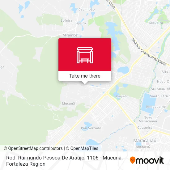 Rod. Raimundo Pessoa De Araújo, 1106 - Mucunã map