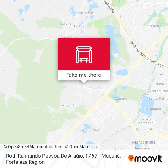 Rod. Raimundo Pessoa De Araújo, 1767 - Mucunã map