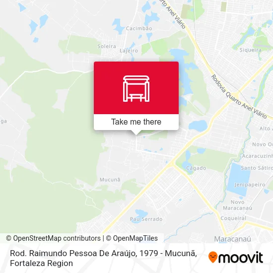 Rod. Raimundo Pessoa De Araújo, 1979 - Mucunã map