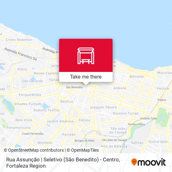 Mapa Rua Assunção | Seletivo (São Benedito) - Centro