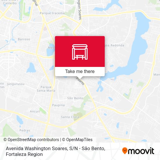 Avenida Washington Soares, S / N - São Bento map