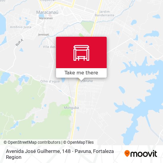 Avenida José Guilherme, 148 - Pavuna map