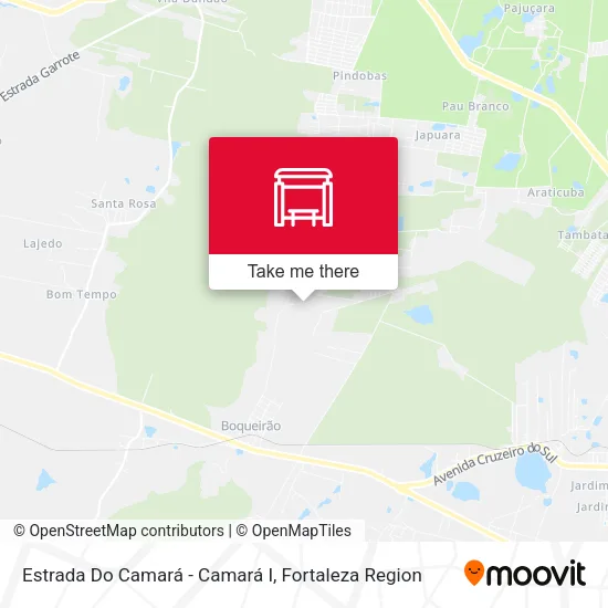 Estrada Do Camará - Camará I map