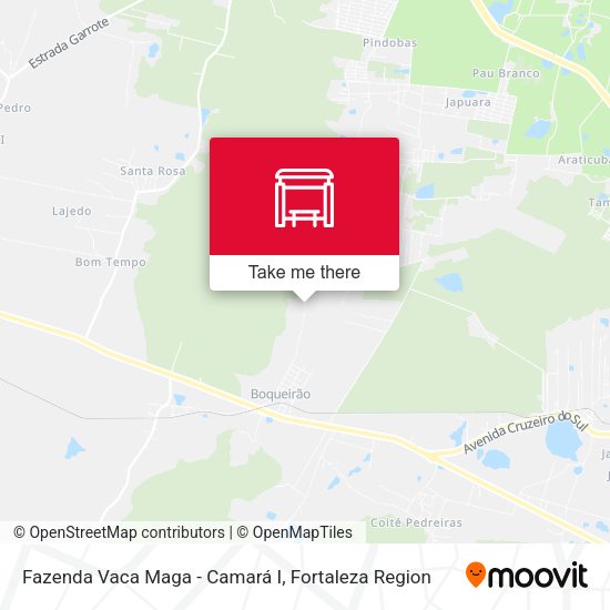 Fazenda Vaca Maga - Camará I map