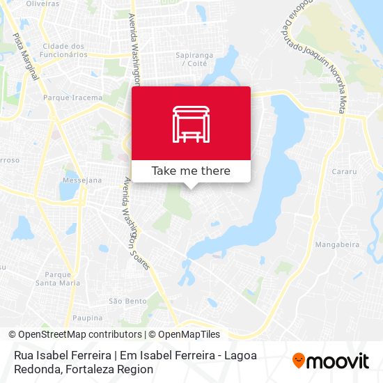 Rua Isabel Ferreira | Em Isabel Ferreira - Lagoa Redonda map