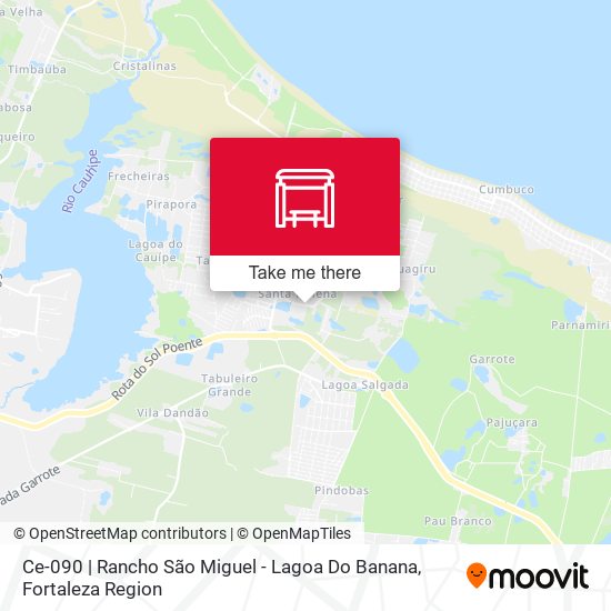 Ce-090 | Rancho São Miguel - Lagoa Do Banana map