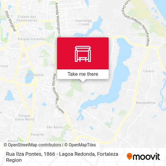 Rua Ilza Pontes, 1866 - Lagoa Redonda map