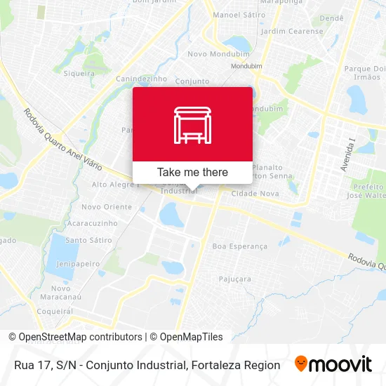 Rua 17, S / N - Conjunto Industrial map