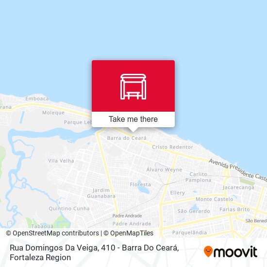 Rua Domingos Da Veiga, 410 - Barra Do Ceará map
