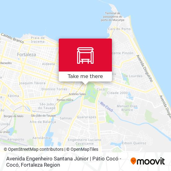 Avenida Engenheiro Santana Júnior | Pátio Cocó - Cocó map