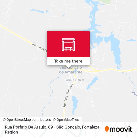 Rua Porfírio De Araújo, 89 - São Gonçalo map