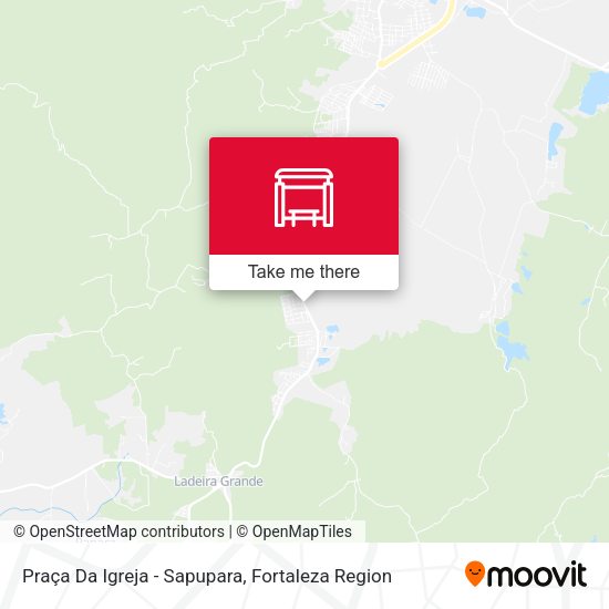 Praça Da Igreja - Sapupara map