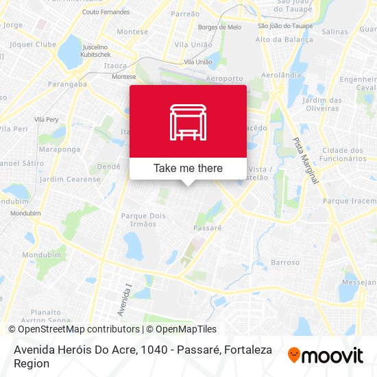 Avenida Heróis Do Acre, 1040 - Passaré map