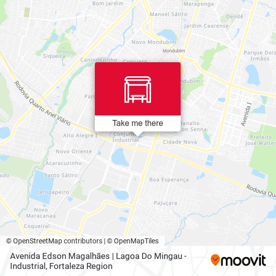 Avenida Edson Magalhães | Lagoa Do Mingau - Industrial map