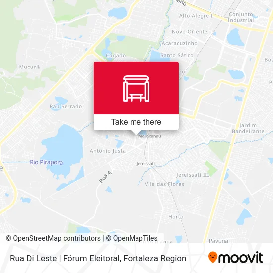 Rua Di Leste | Fórum Eleitoral map