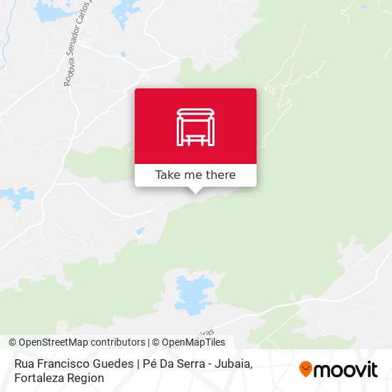 Rua Francisco Guedes | Pé Da Serra - Jubaia map