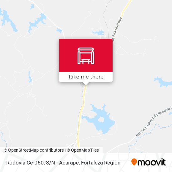 Rodovia Ce-060, S/N - Acarape map