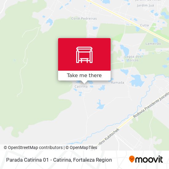 Parada Catirina 01 - Catirina map