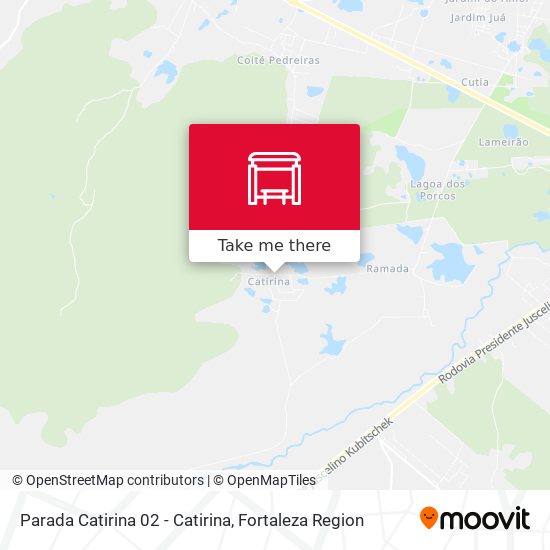 Parada Catirina 02 - Catirina map