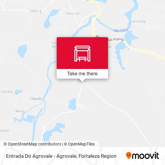 Entrada Do Agrovale - Agrovale map