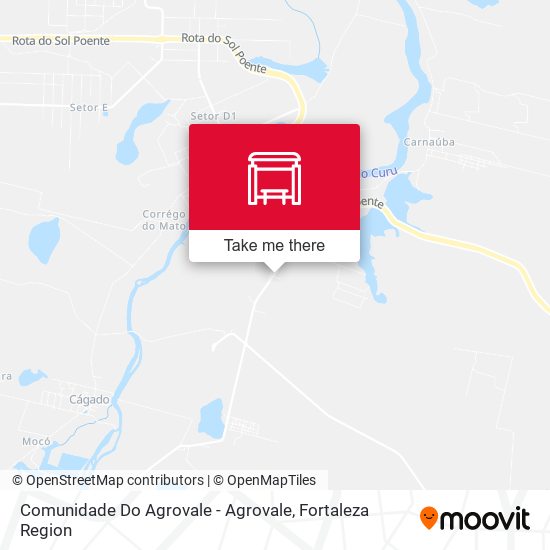 Comunidade Do Agrovale - Agrovale map