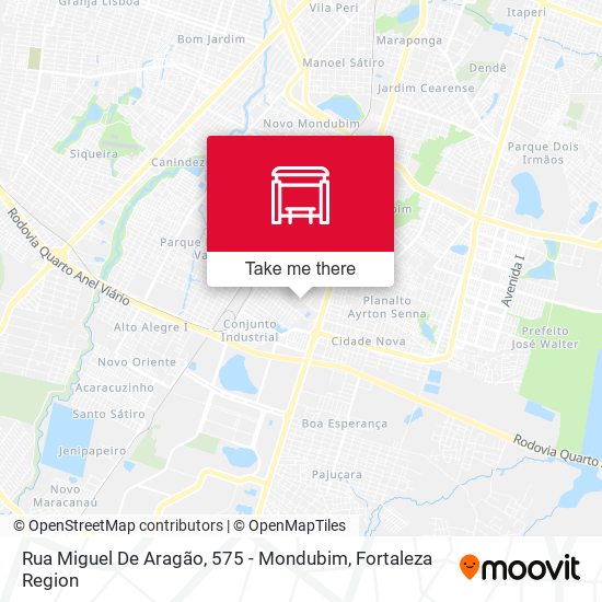 Rua Miguel De Aragão, 575 - Mondubim map