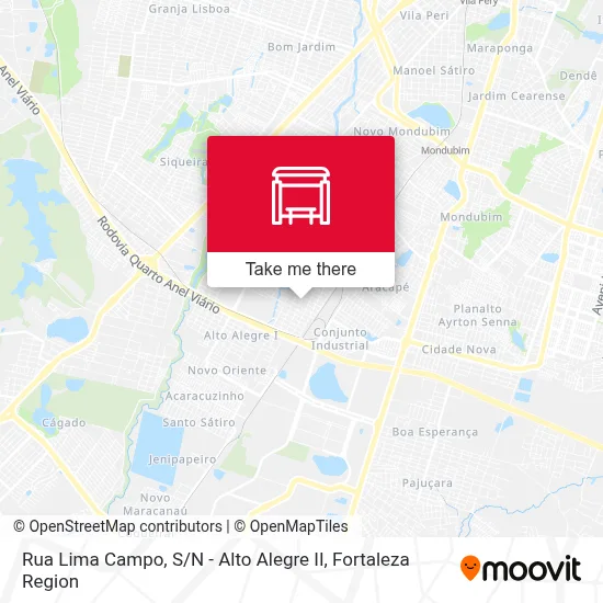 Rua Lima Campo, S / N - Alto Alegre II map