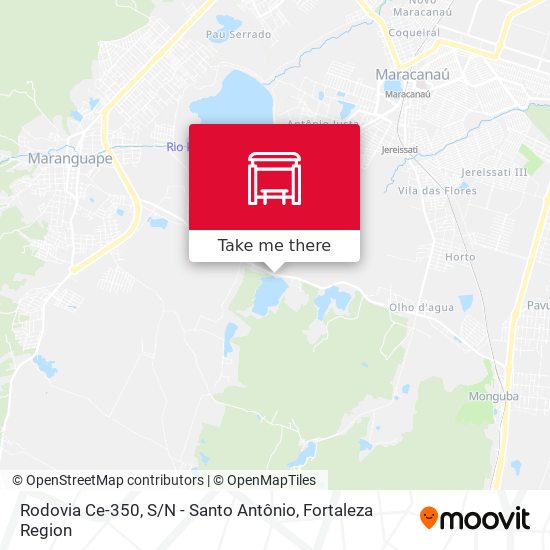 Rodovia Ce-350, S / N - Santo Antônio map
