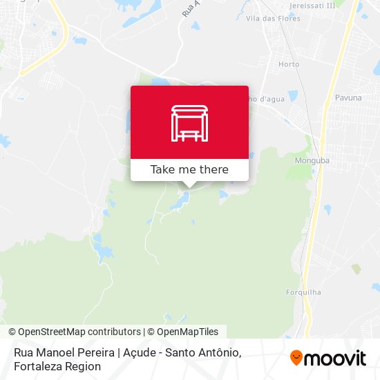 Rua Manoel Pereira | Açude - Santo Antônio map