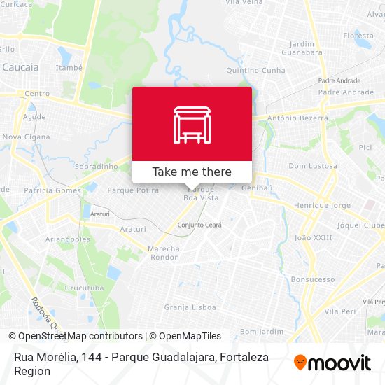 Rua Morélia, 144 - Parque Guadalajara map