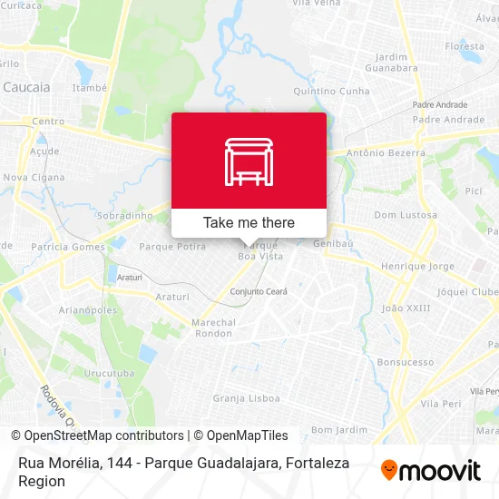 Rua Morélia, 144 - Parque Guadalajara map
