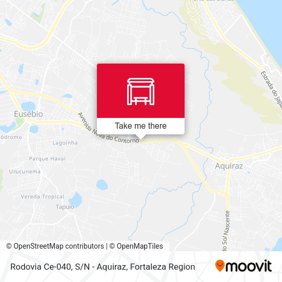 Rodovia Ce-040, S/N - Aquiraz map