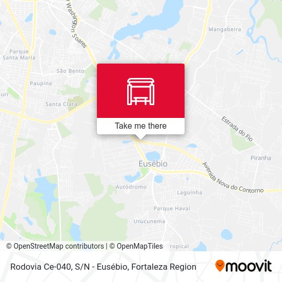 Rodovia Ce-040, S/N - Eusébio map