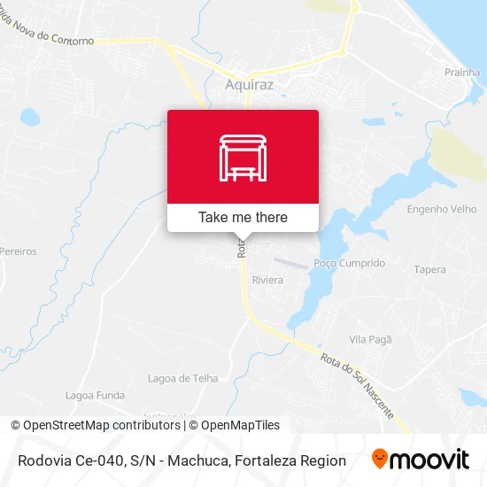 Rodovia Ce-040, S/N - Machuca map