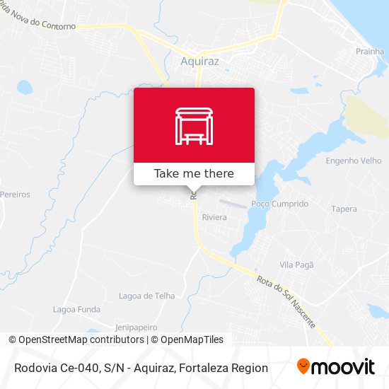 Rodovia Ce-040, S/N - Aquiraz map