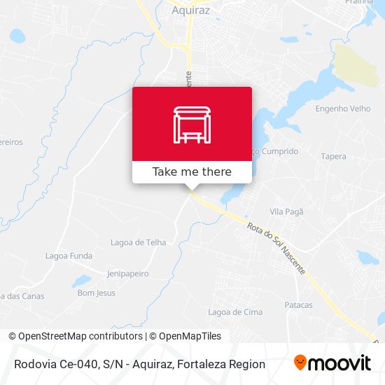Rodovia Ce-040, S/N - Aquiraz map