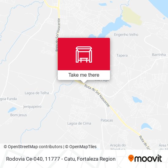 Rodovia Ce-040, 11777 - Catu map