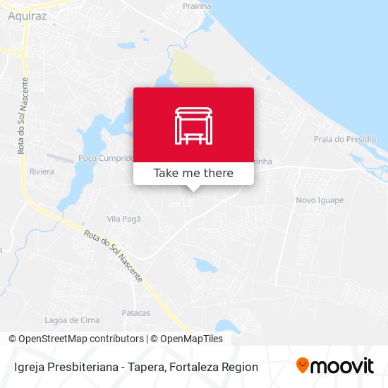 Igreja Presbiteriana - Tapera map