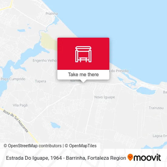Estrada Do Iguape, 1964 - Barrinha map