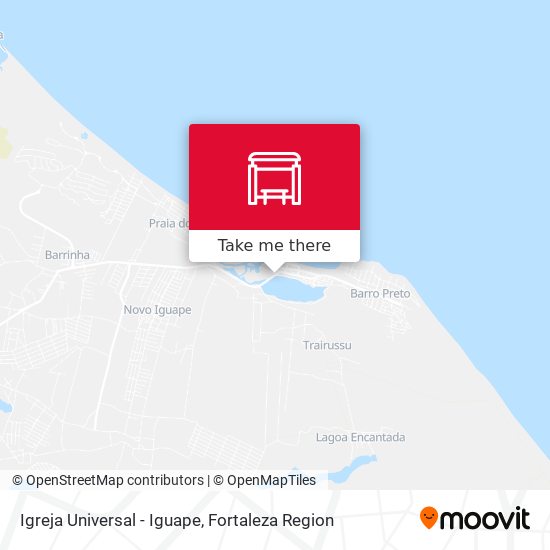 Igreja Universal - Iguape map