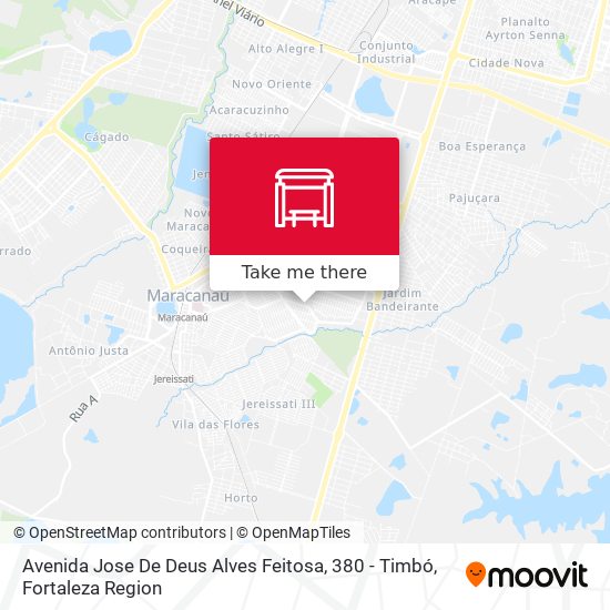 Avenida Jose De Deus Alves Feitosa, 380 - Timbó map